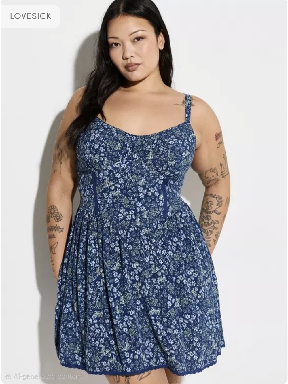 NWT Torrid Lovesick Corset Mini Dress